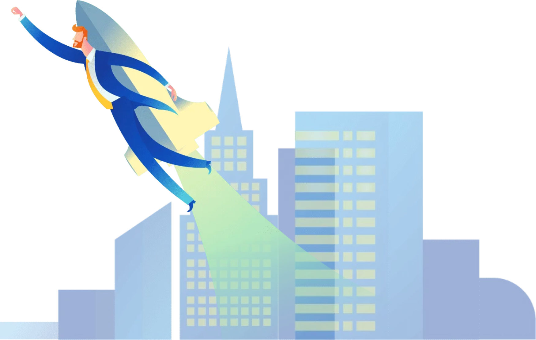 Transforming Businesses Illustration